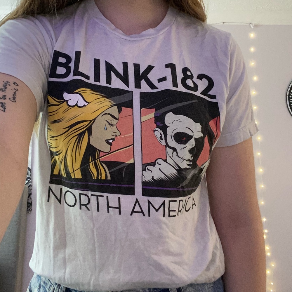 Blink 182 2016 tour shirt